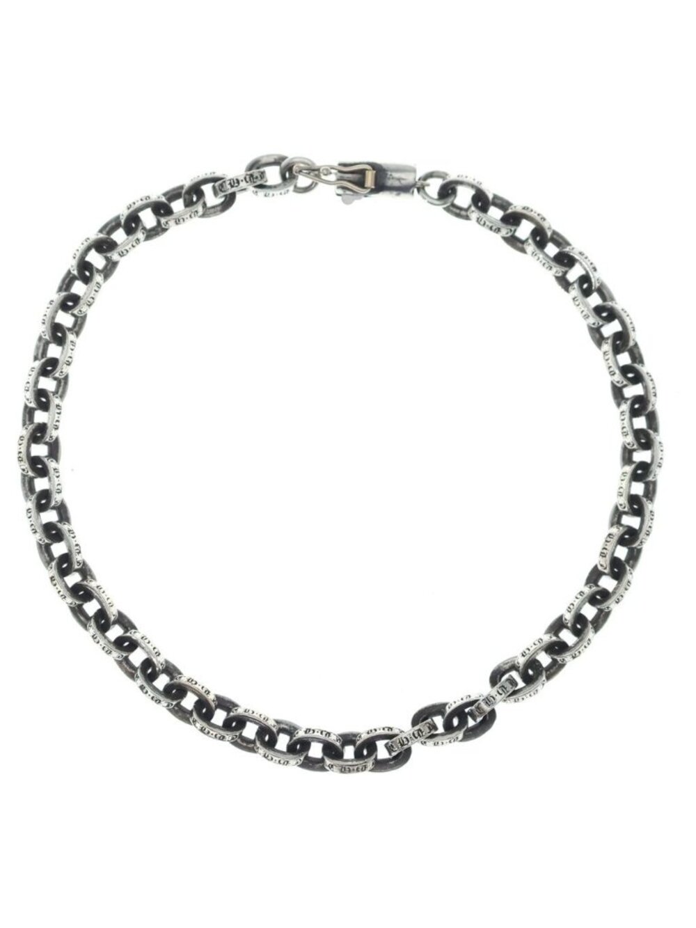 Chrome Hearts Paper Chain Bure Silver Bracelet